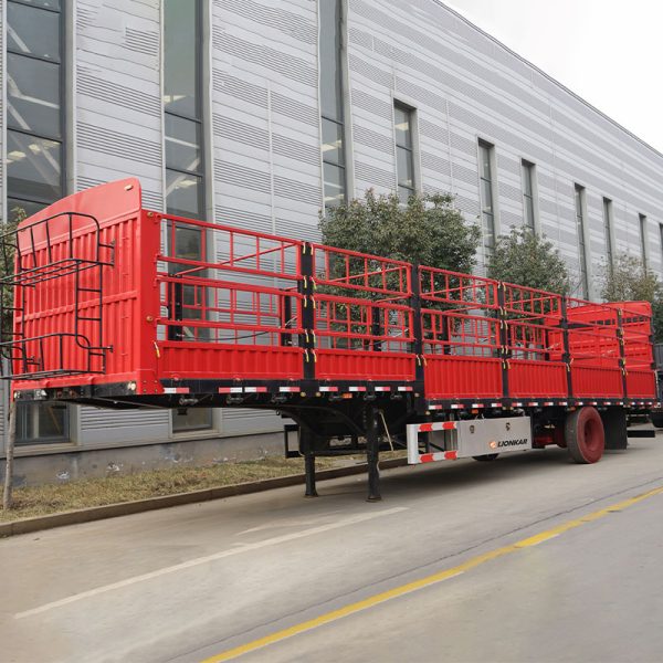 3 axle fence semi trailer